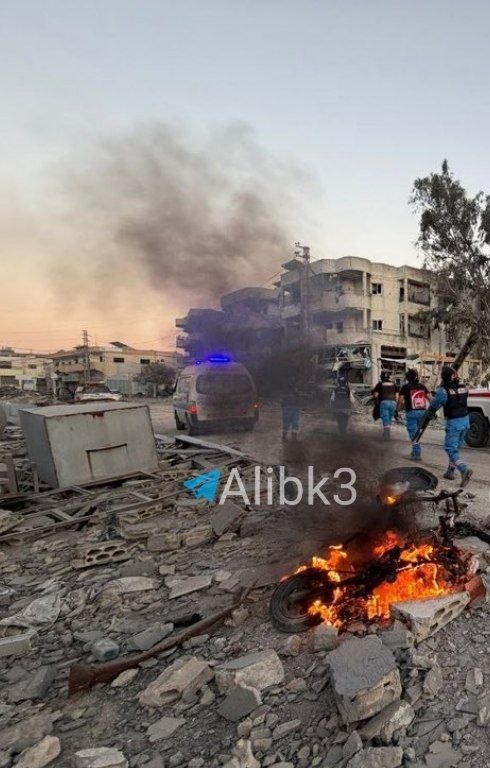 Motorcycle Targeted During Protest on Zbdein‑Harouf Road