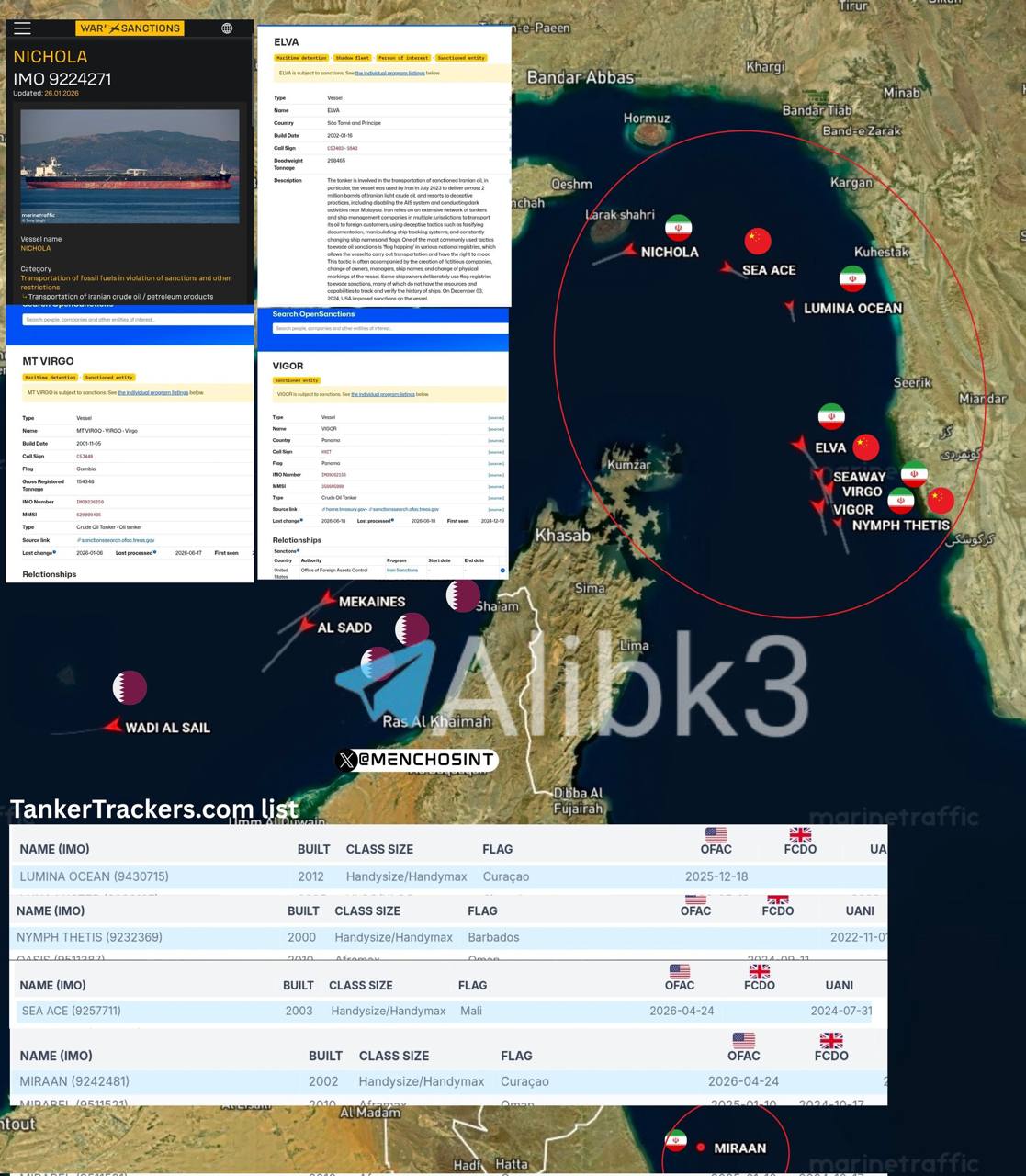 All Oil Tankers Through Hormuz Face US Sanctions