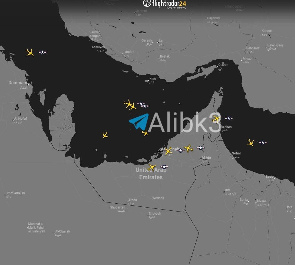 US Conducts Major Air Operations Over Persian Gulf