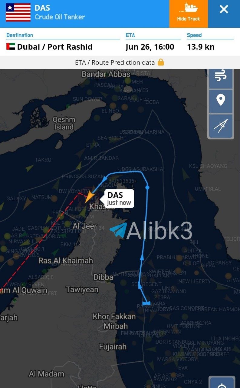 Ships Violate Revolutionary Guard Orders Near Dubai