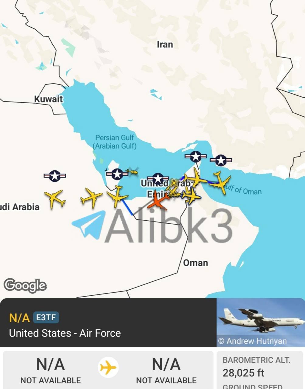 US Air Patrol Forces Ships onto Designated Route in Strait of Hormuz