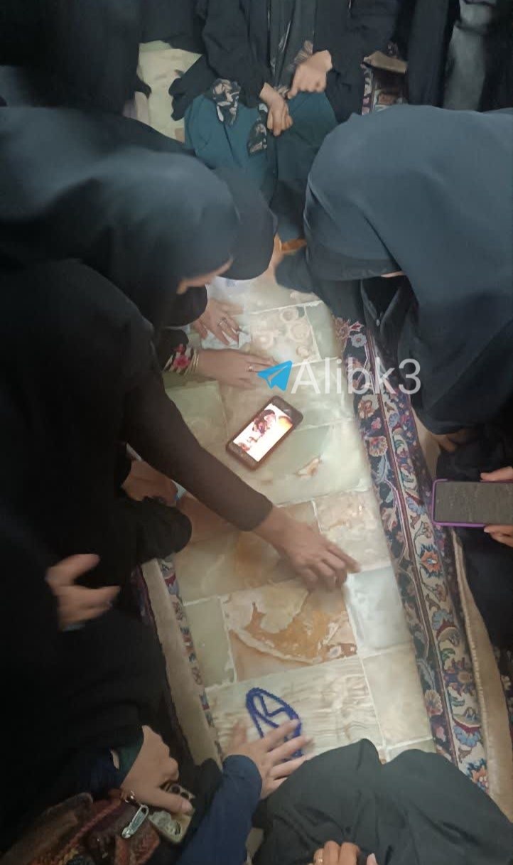 Martyr Ali Al-Khamenei Buried at Al-Masouma Shrine