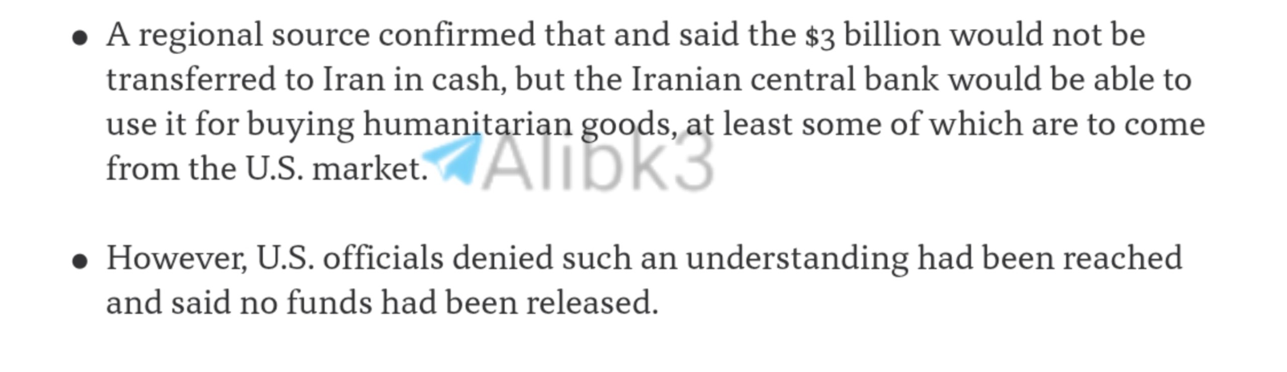 Trump Reluctantly Allows Negotiations, $3B Aid to Iran for Humanitarian Goods
