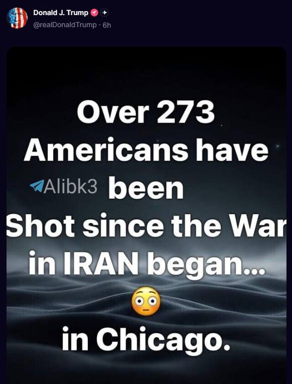 Trump Claims 273 Americans Shot in Chicago Since Iran War