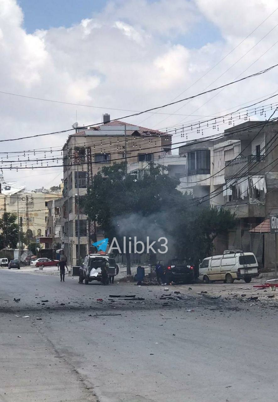 Vehicle targeted in Nabatiyeh al-Fawqa, South Lebanon