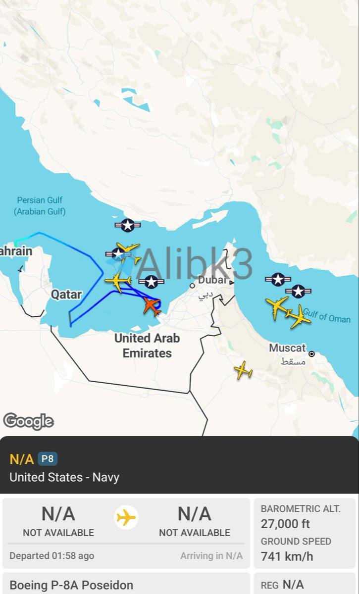 US Military Activity Increases Near Persian Gulf, Clash Feared Tonight