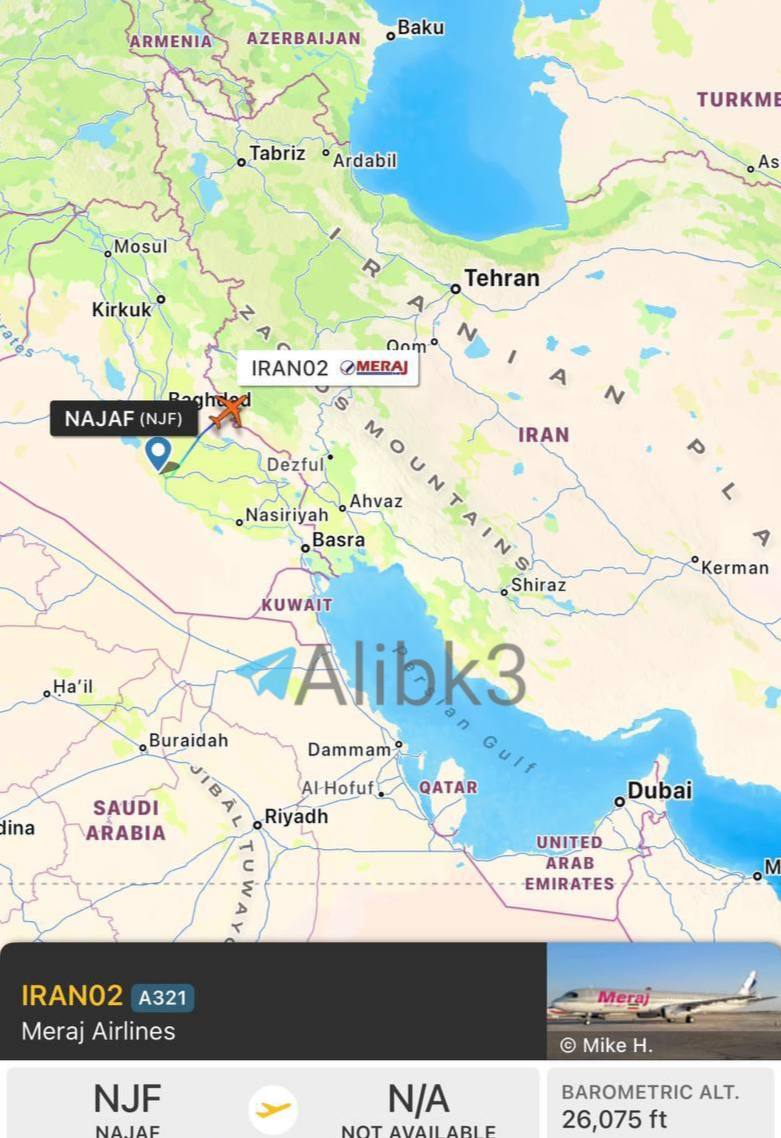 Iranian President Departs Iraq Heading Home