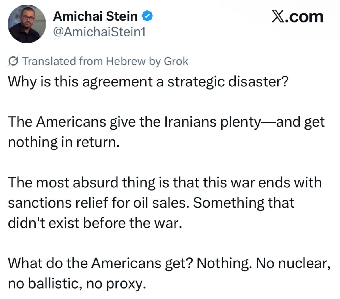 US-Iran Deal Criticized as Strategic Disaster