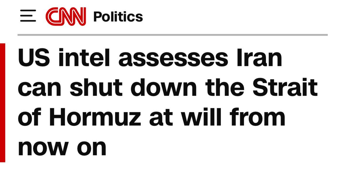 US intel says Iran could close Strait of Hormuz at will