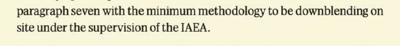 Iran to Downblend Enriched Uranium Stockpile On‑Site
