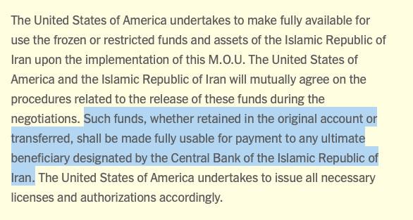 US May Be Breaching Islamabad MoU Over Iran Funds