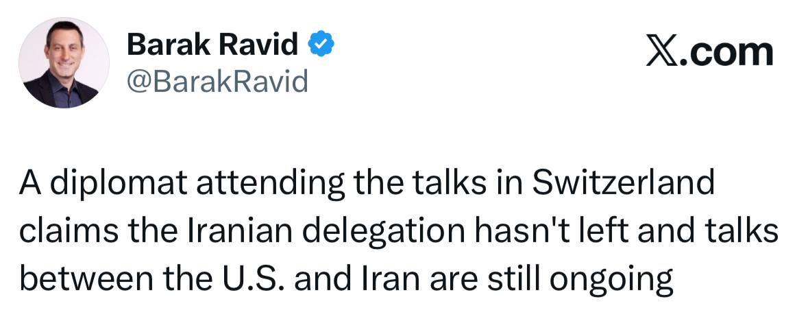 Iran Remains at Negotiation Venue, Talks Ongoing