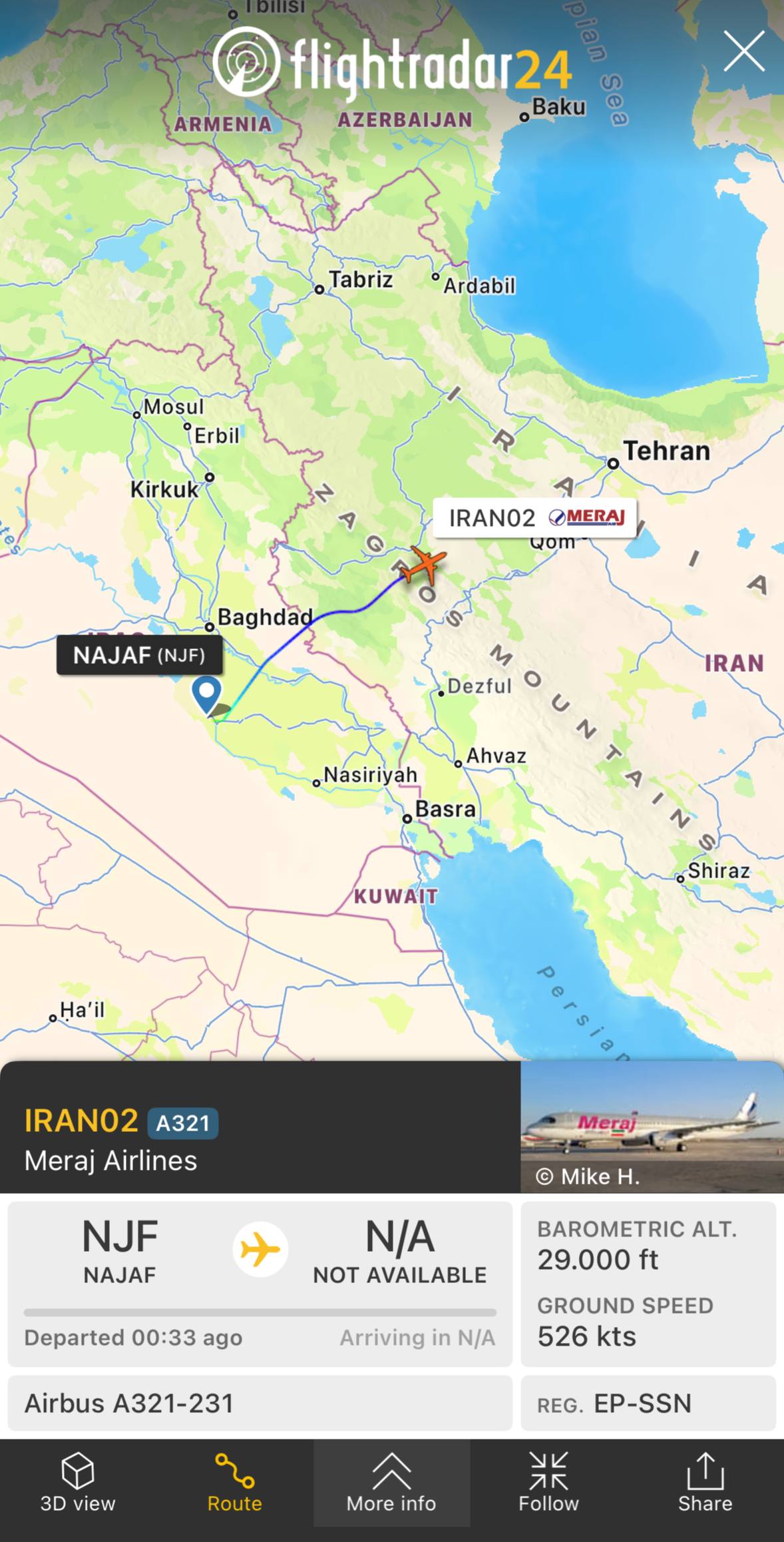 President Pezeshkian Returns to Tehran Escorted by Iranian Fighter Jets