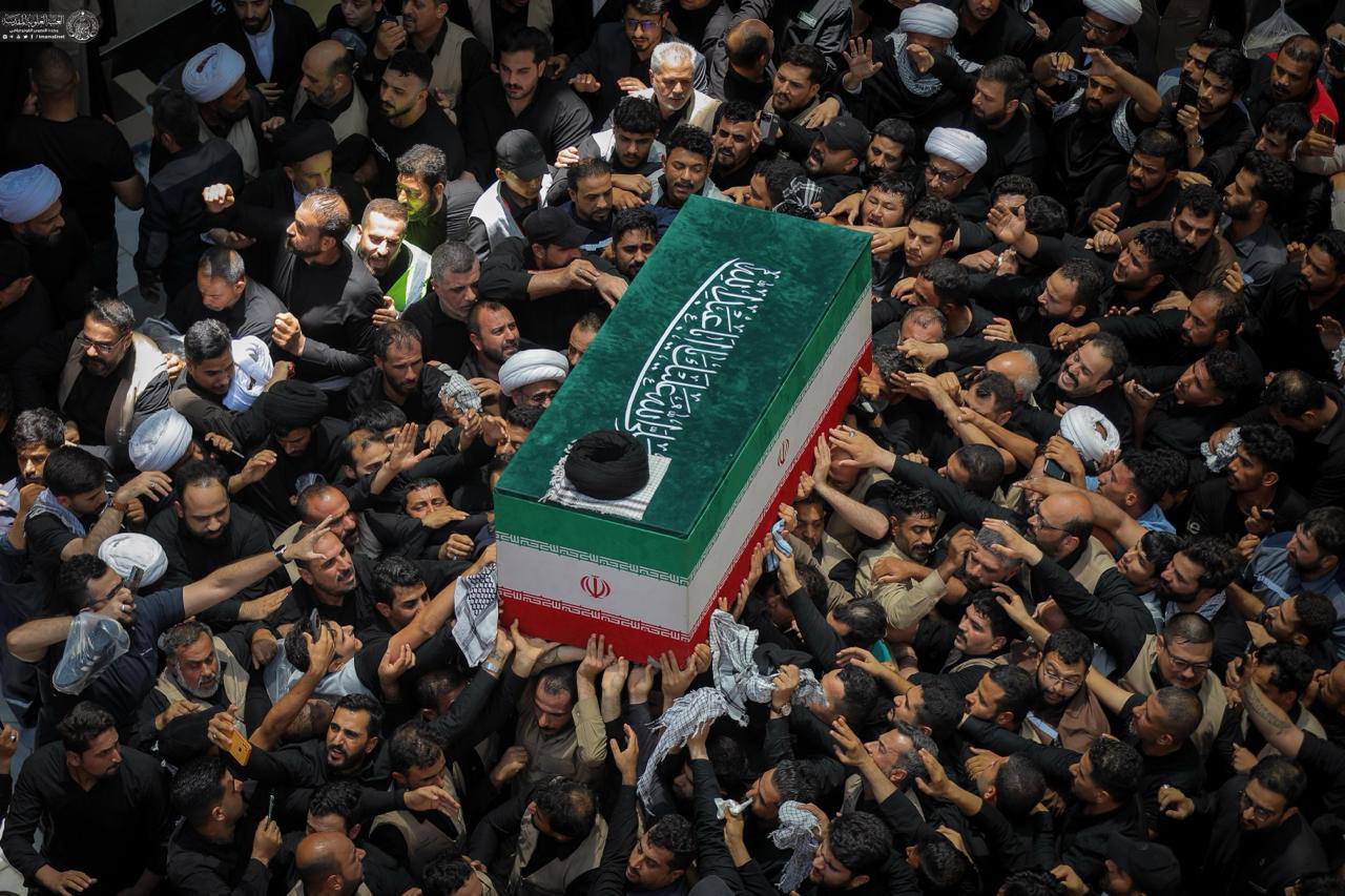 Ayatollah Khamenei’s Body Arrives at Imam Ali Shrine