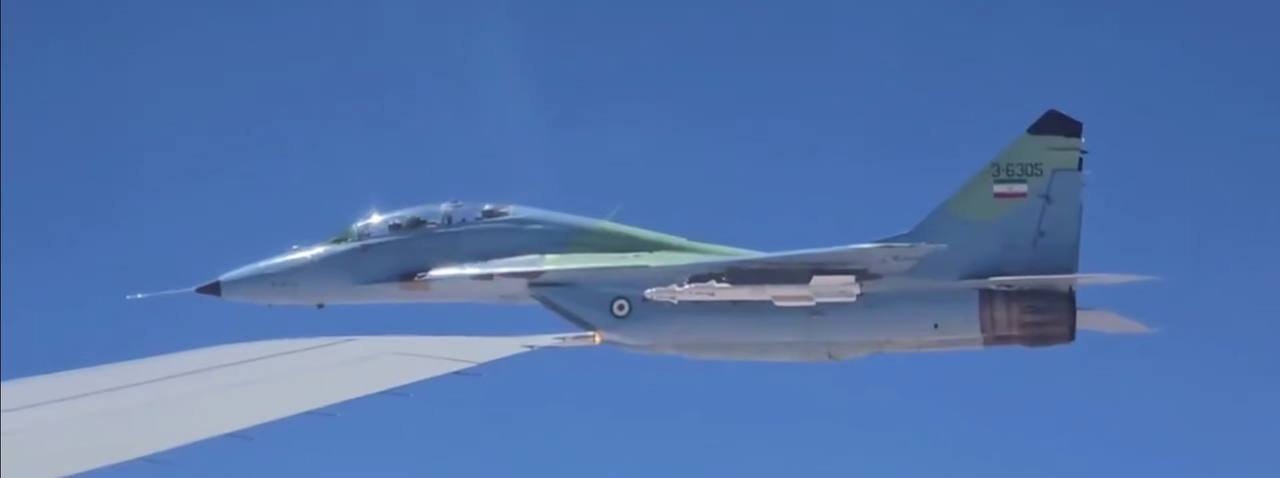 Iranian MiG-29 Jets Escort Khamenei Plane to Mashhad