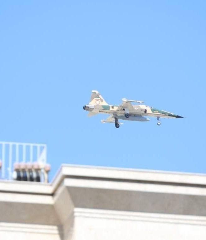 Iranian Jets Patrol Funeral Ceremony in Mashhad