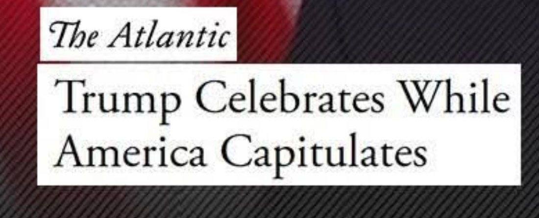 Atlantic Magazine Says Trump, Who Sought to Subdue Iran, Has Given Up