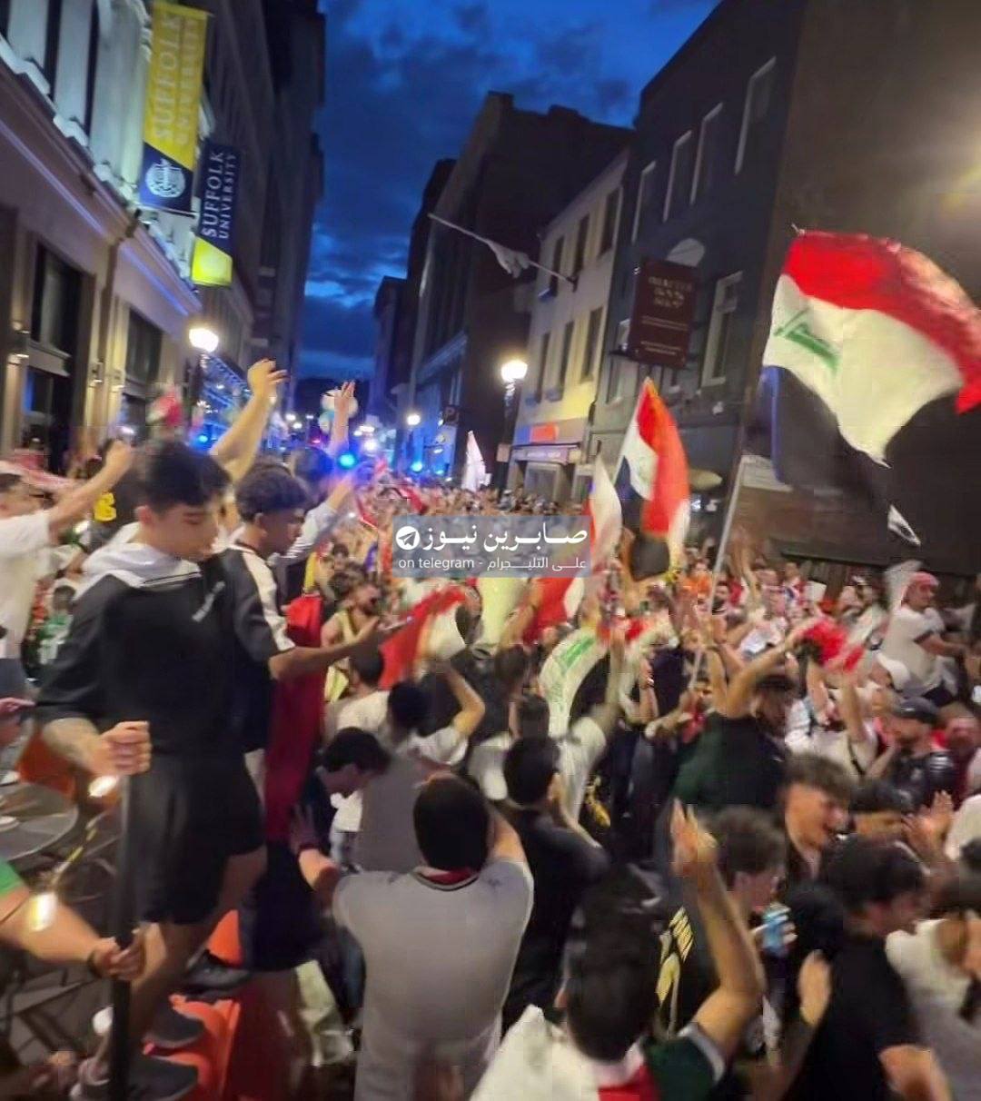 Boston Streets Flooded with Iraqi Flags Ahead of Norway Match