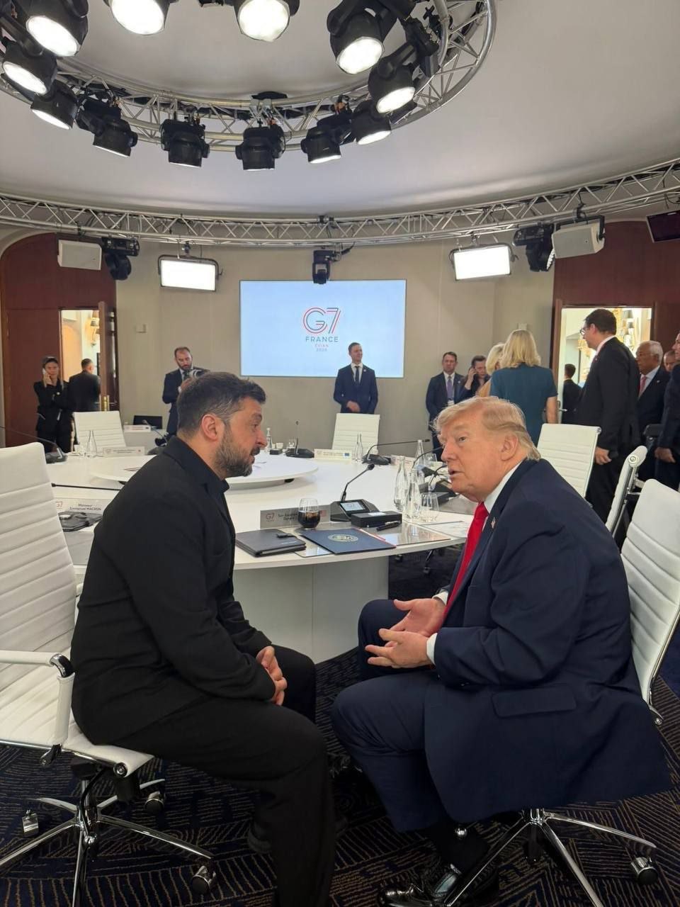 Trump and Zelensky Meet at G7 Summit