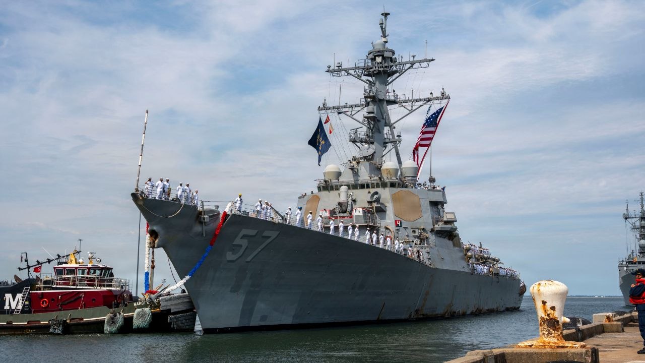 USS Mitcher Arrives in Norfolk After 11‑Month Middle East Deployment