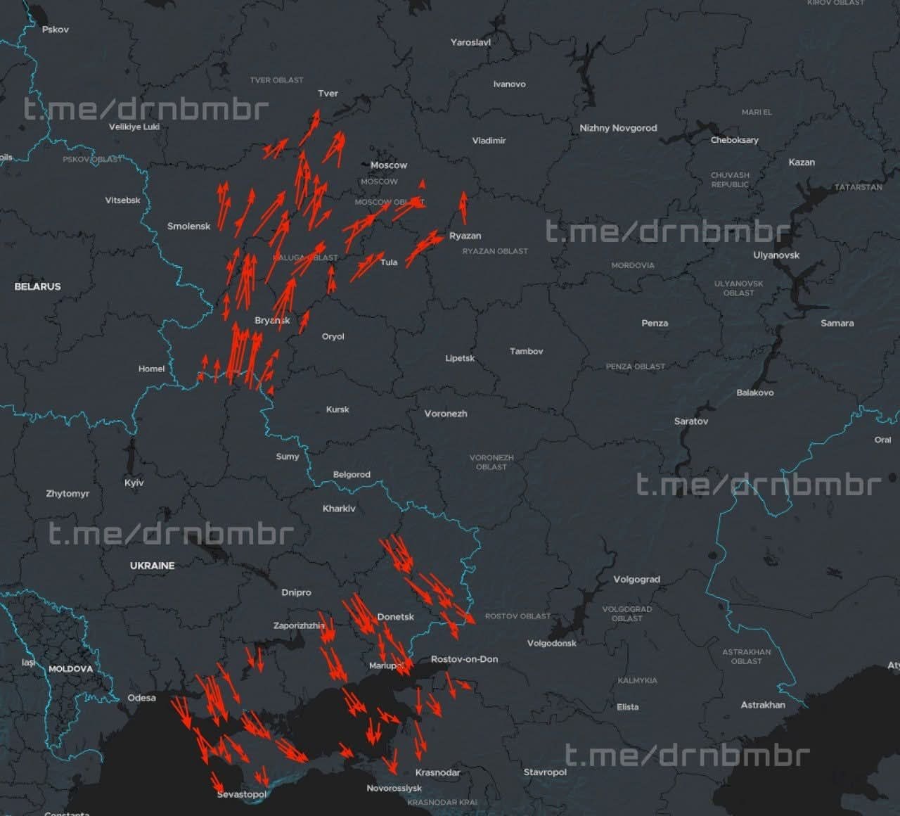 Ukraine Launches Another Heavy Drone Attack