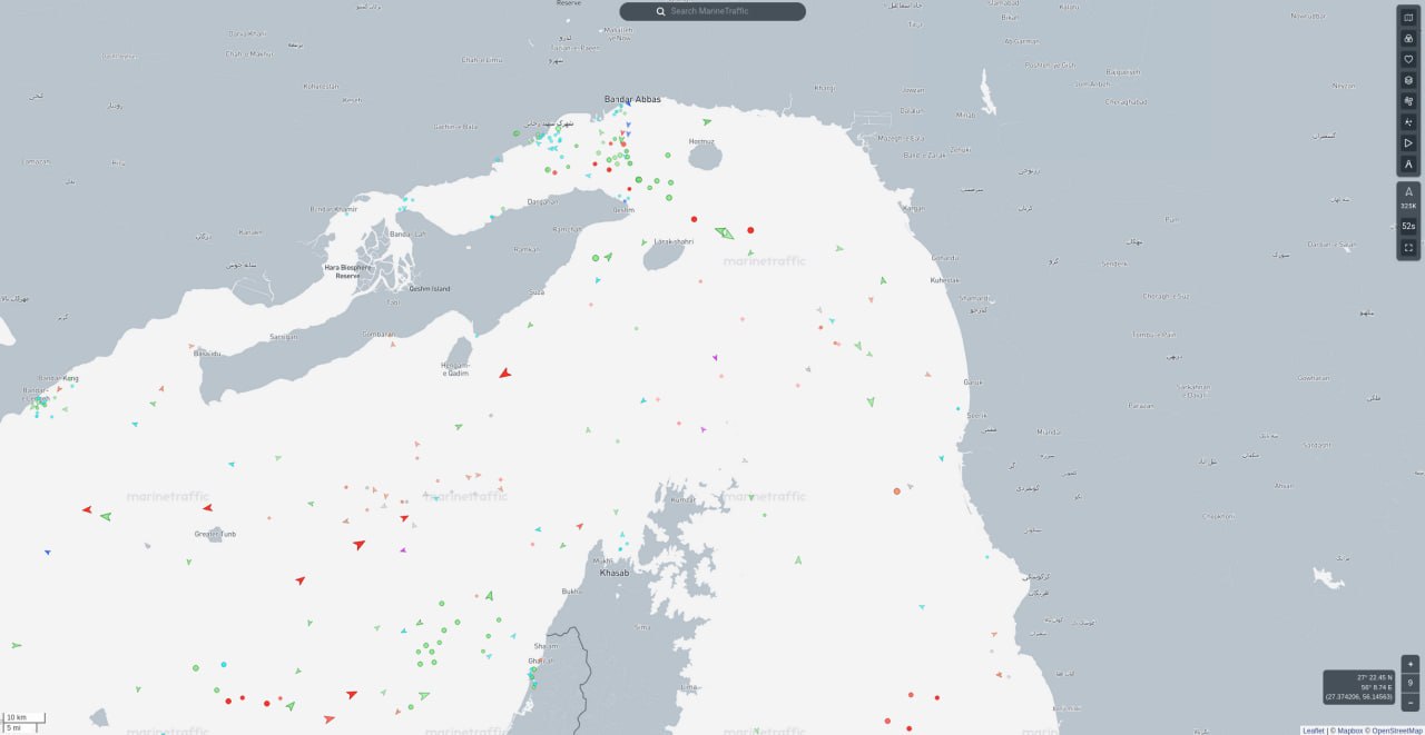 Only Iranian‑bound vessels seen in Strait of Hormuz after IRGC closure