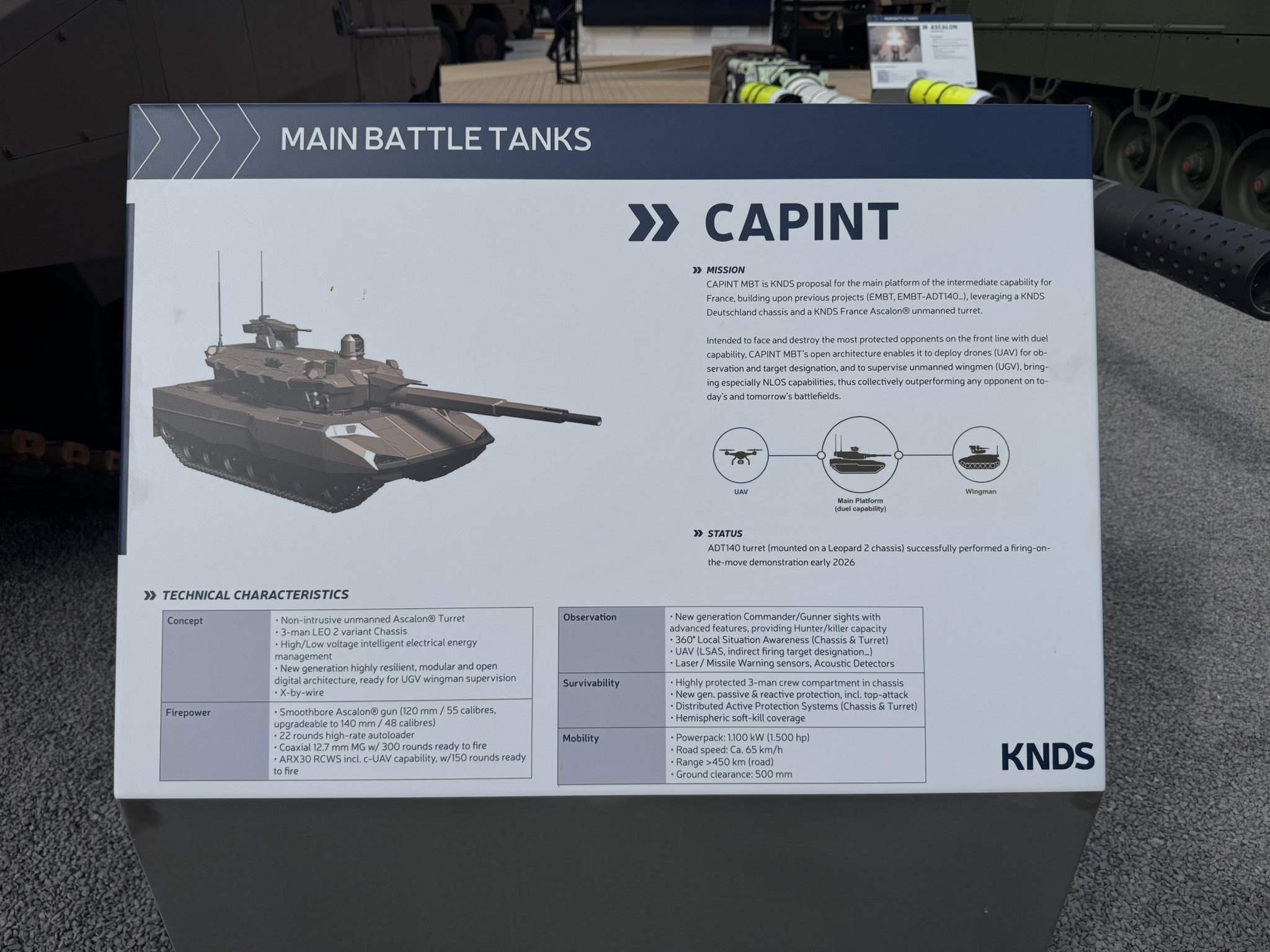 New Multi‑Platform Armored Combat System Capinte Unveiled
