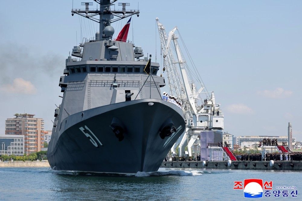 North Korea commissions first Choe Hyon warship in Nampho