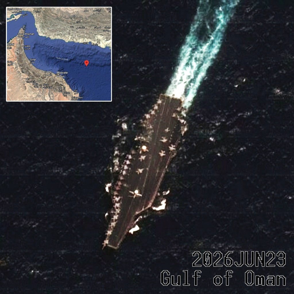 US Carrier Abraham Lincoln Operates 140 km Off Iran Coast