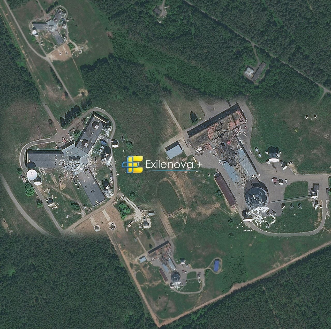 Satellite Images Show Ukraine Hits Russian Space Communications Hub in Vladimir