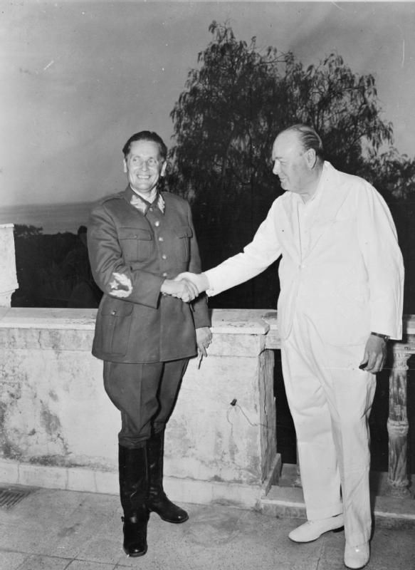 Tito Meets Churchill in Naples During WWII