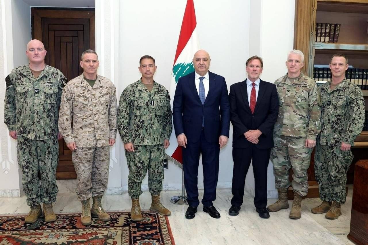 CENTCOM Commander Meets Lebanon's President