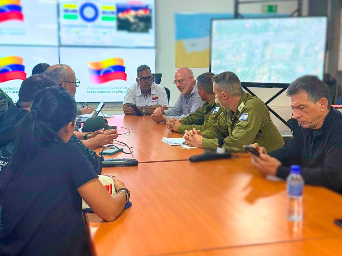 Israeli Army Front Command Coordinates Earthquake Aid with Venezuela