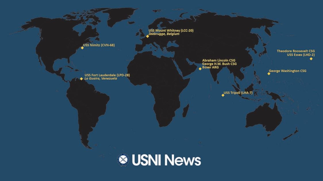 US Navy Carrier Groups Rotate in Middle East Waters as Lincoln Approaches Return
