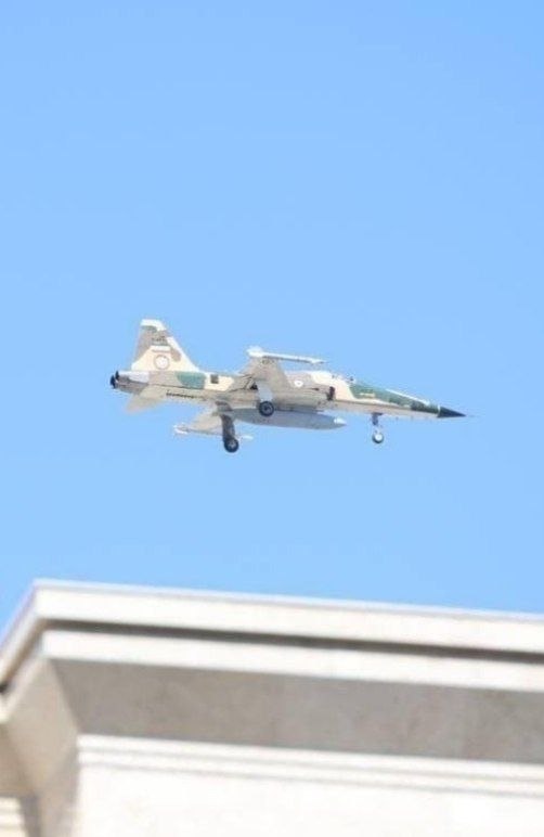 F-5E Tiger Fighter Lands in Mashhad with AIM-9J Missiles