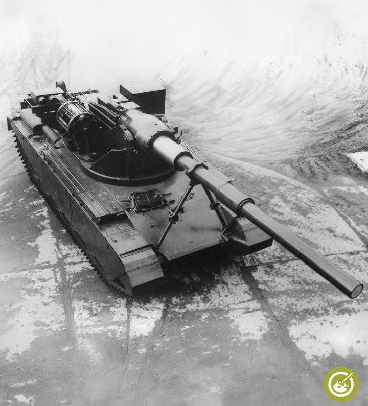 British FV4005 Heavy Tank Destroyer Project Tested in 1950