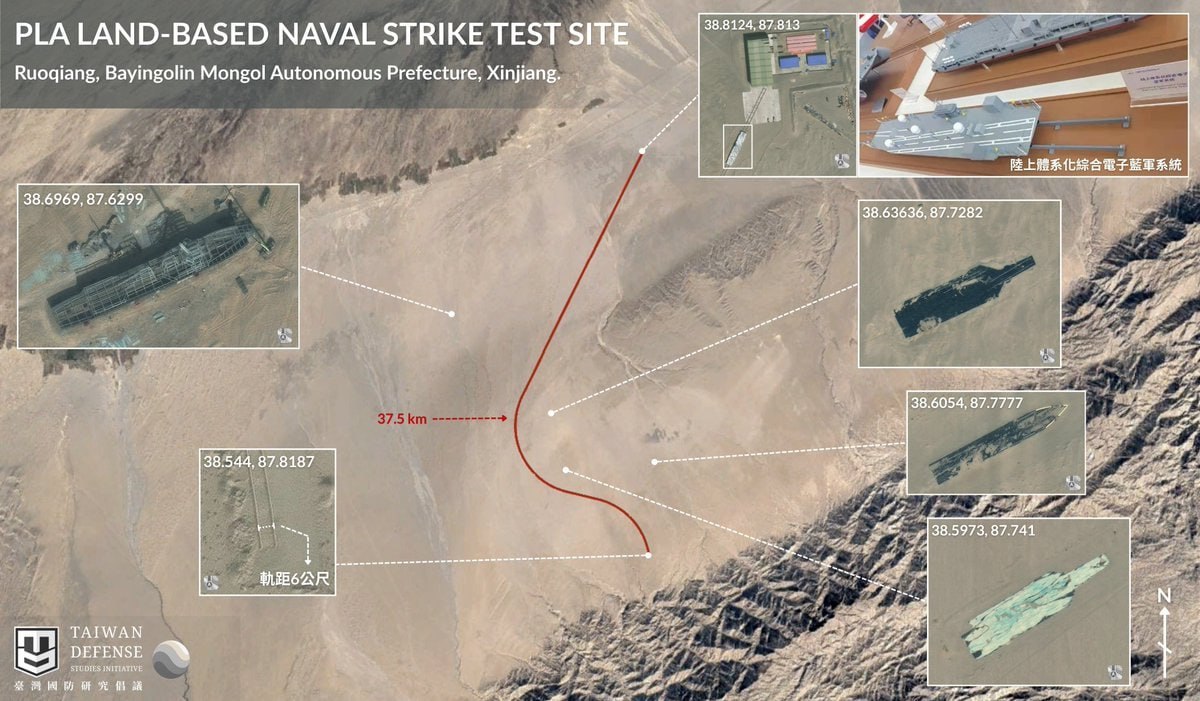 China Builds Full-Scale US Warship Models for Missile Drills