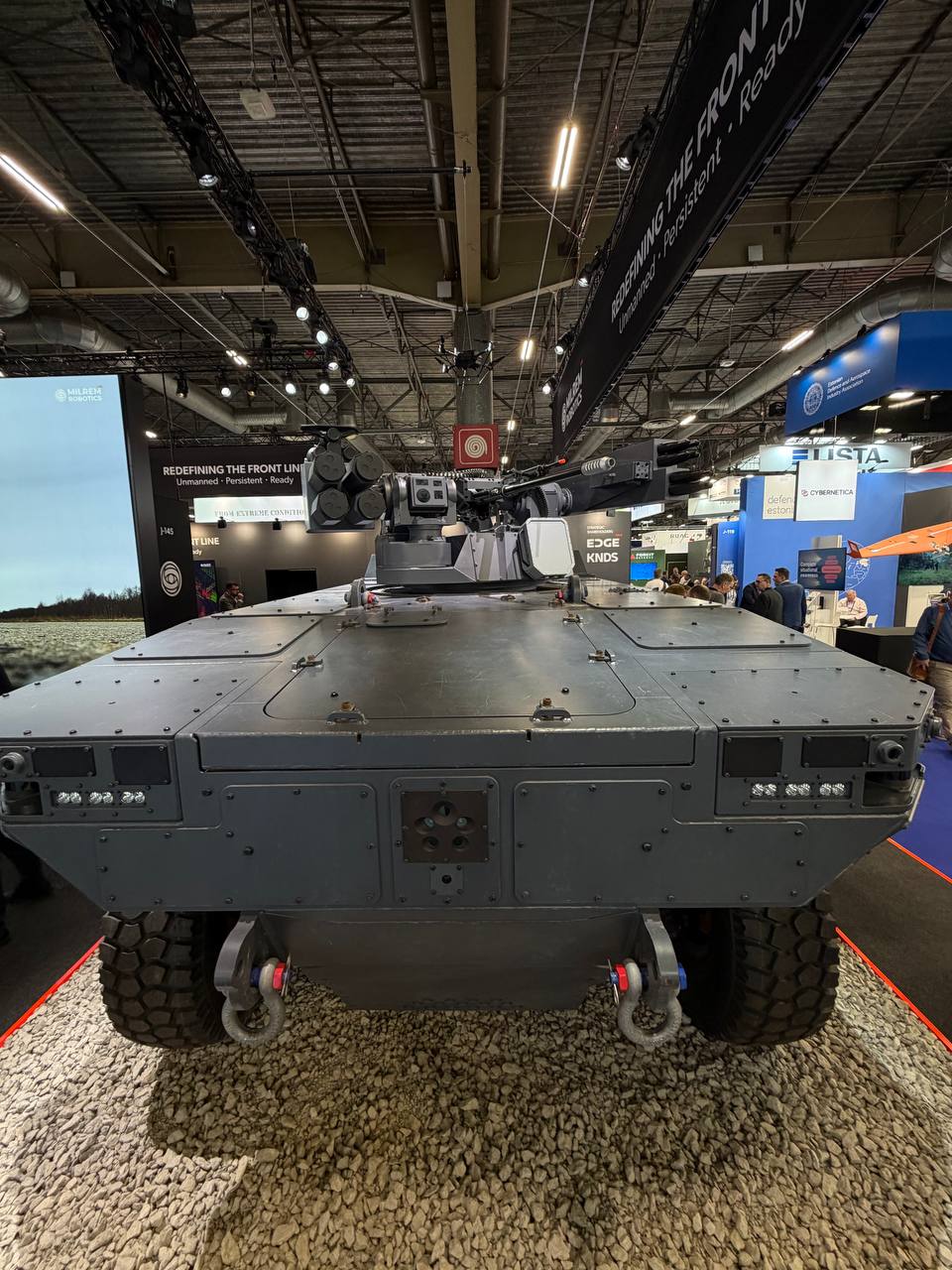 Milrem Robotics unveils HAVOC 8×8 combat robot at EuroSaturi 2026