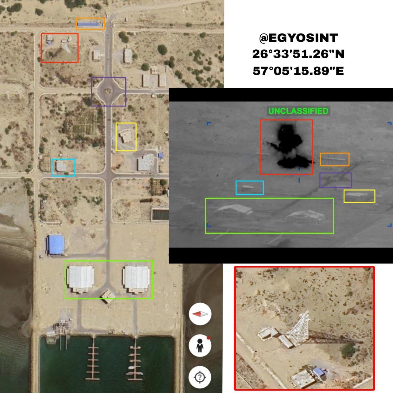 US Central Command Claims Attack on IRGC Tower in Sirik