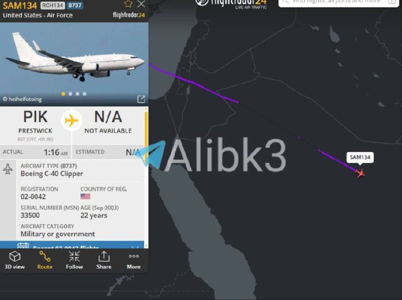 US Plane Departs Miami With Trump Envoy for Iran Talks