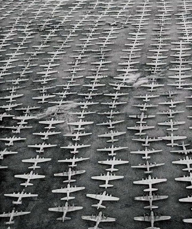 WWII Bombers Sent to Scrapyards in Arizona