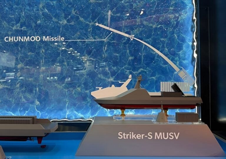 South Korea Unveils Armed Unmanned Vessel with 290km Missile Range